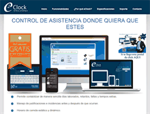Tablet Screenshot of eclock.com.mx
